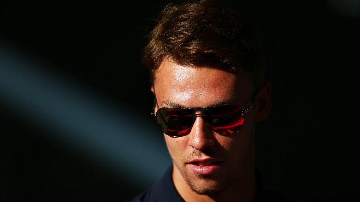 Daniil Kvjat v Belgii