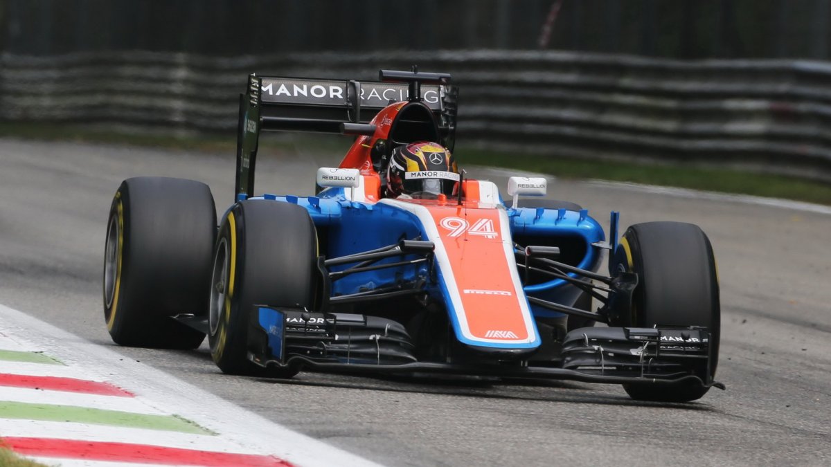 Pascal Wehrlein v závodě na Monze
