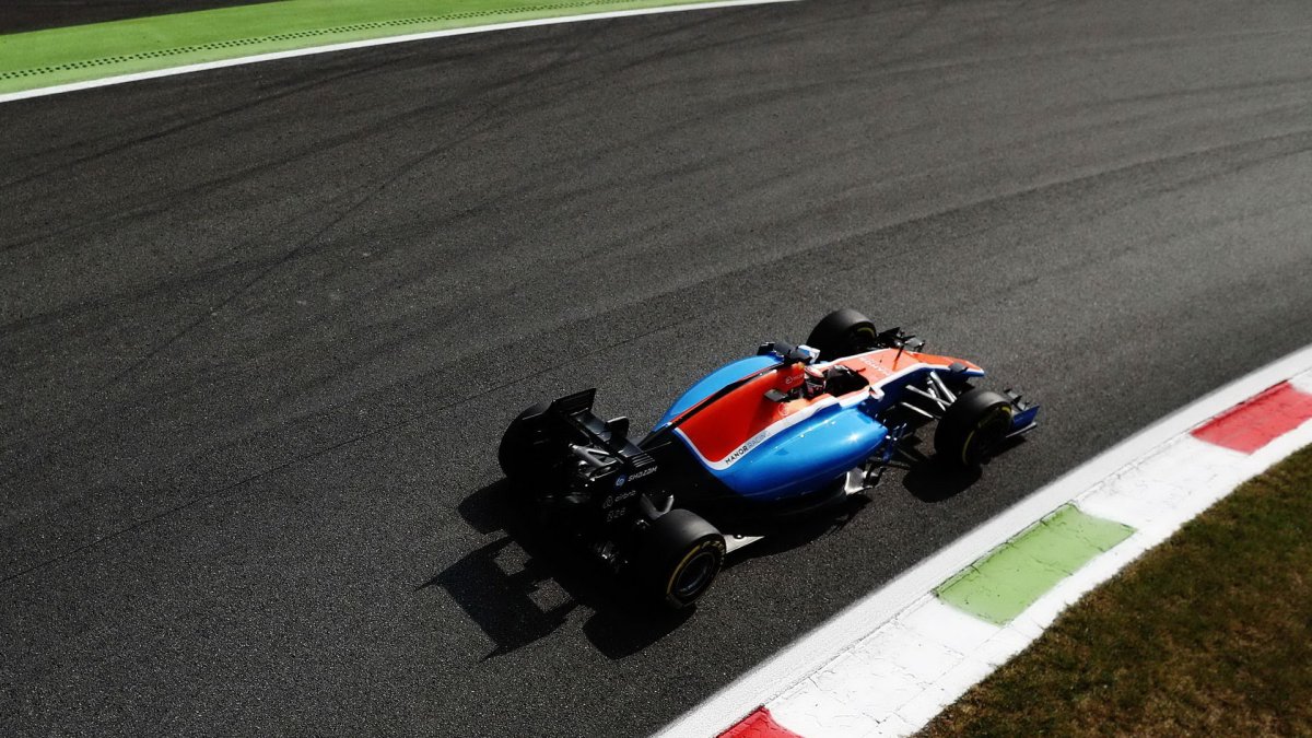 Pascal Wehrlein v závodě na Monze