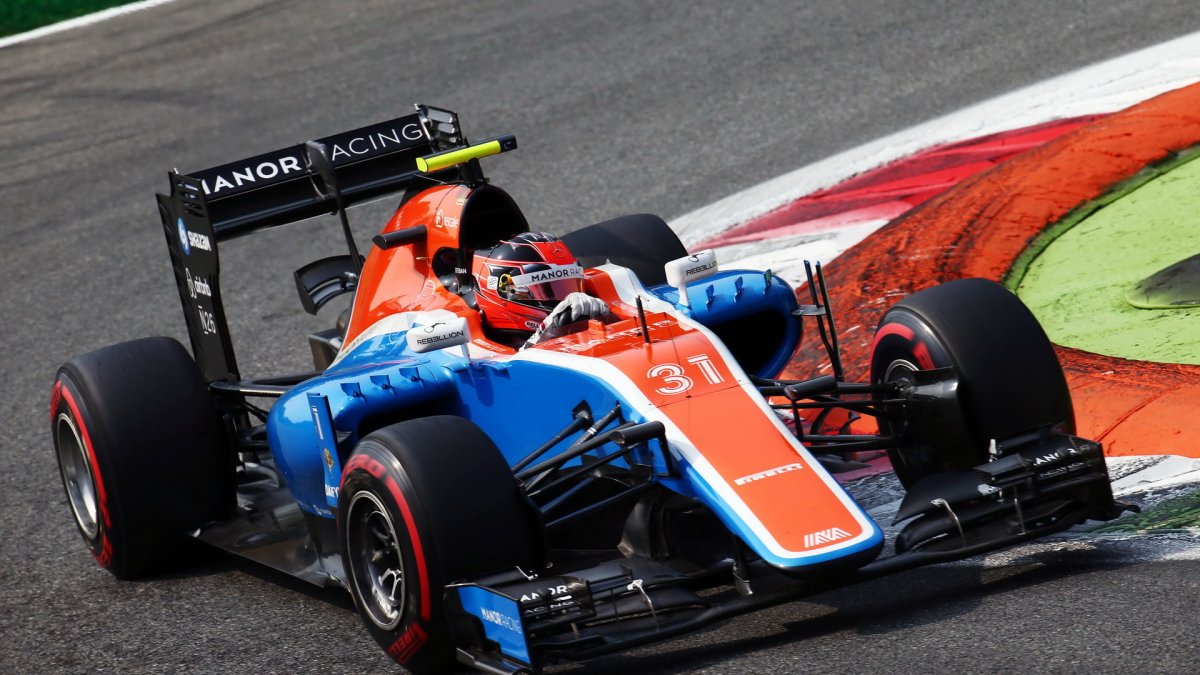 Esteban Ocon v kvalifikaci na Monze