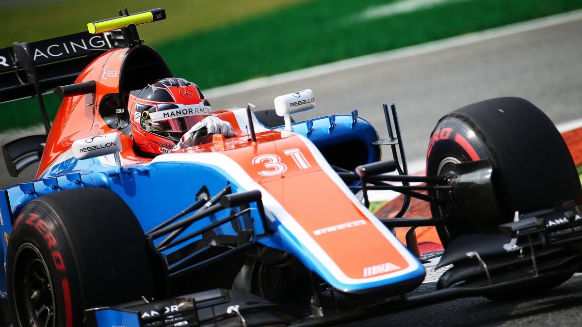 Esteban Ocon v kvalifikaci na Monze