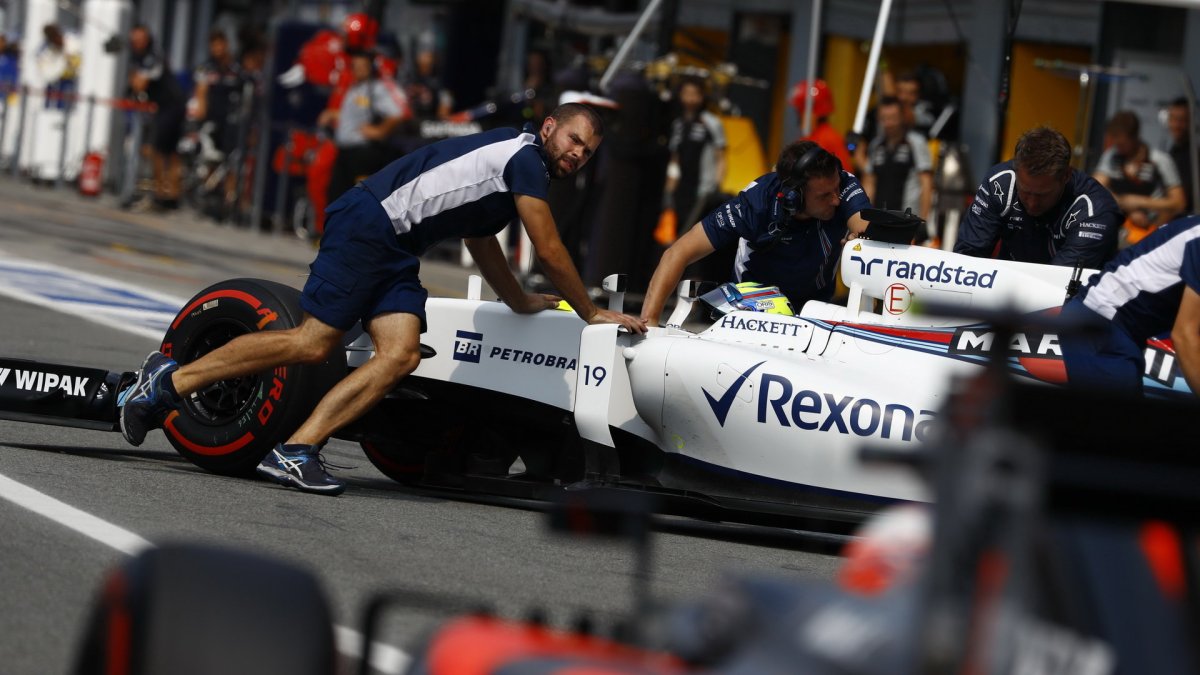 Felipe Massa v kvalifikaci na Monze