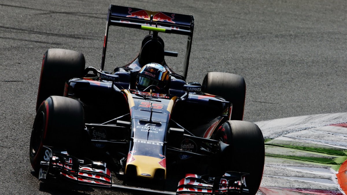 Carlos Sainz v kvalifikaci na Monze