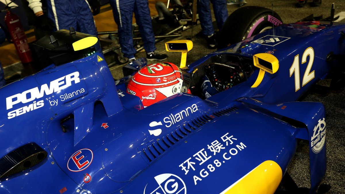 Felipe Nasr před závodem v Singapuru
