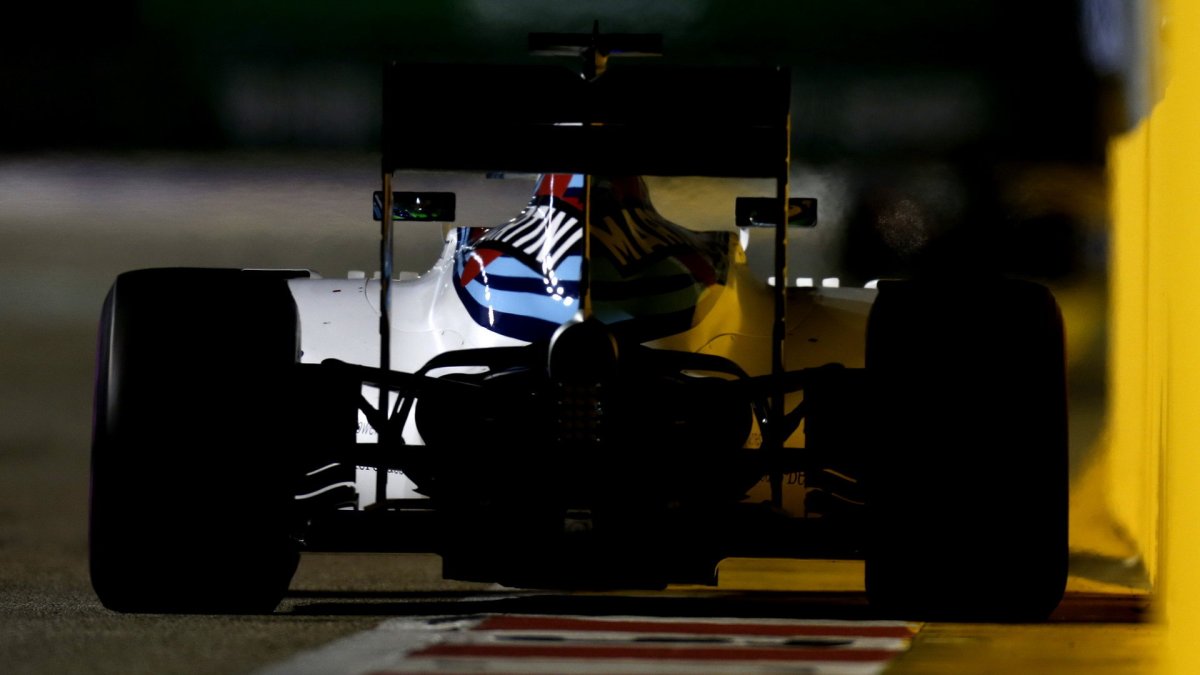 Felipe Massa v závodě v Singapuru