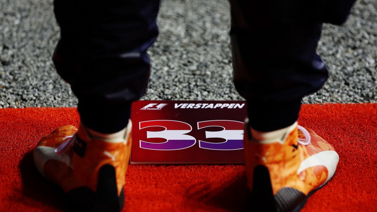 Max Verstappen před závodem v Singapuru