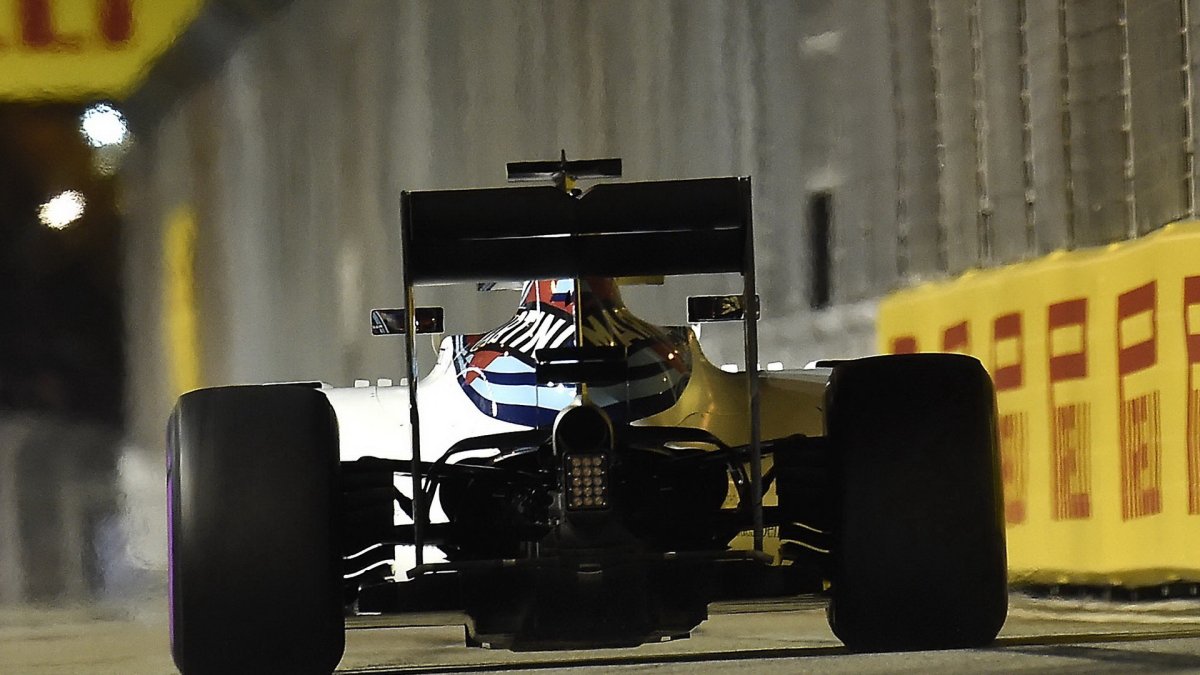 Felipe Massa v kvalifikaci v Singapuru