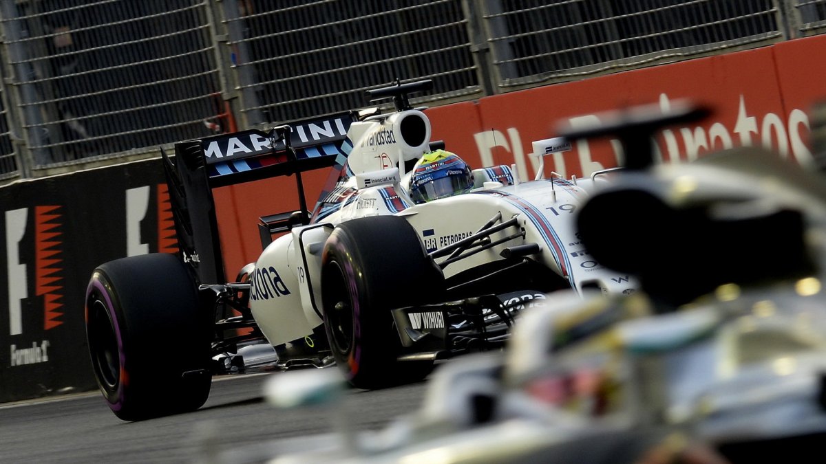 Felipe Massa v kvalifikaci v Singapuru