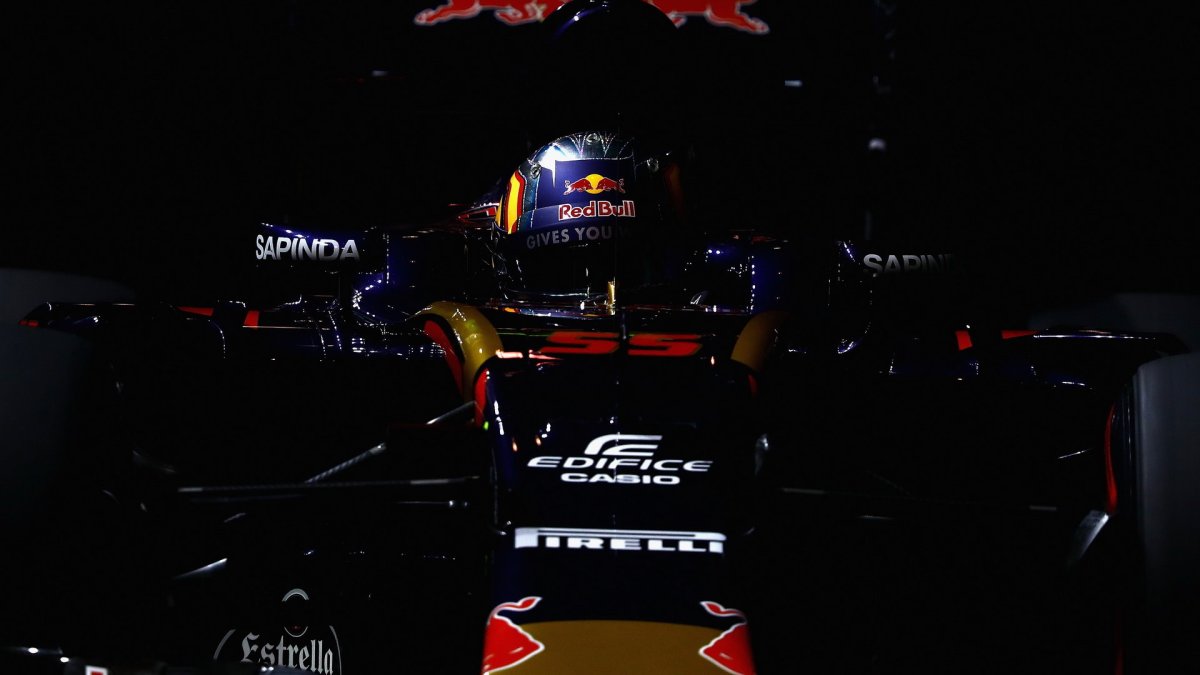 Carlos Sainz v kvalifikaci v Singapuru