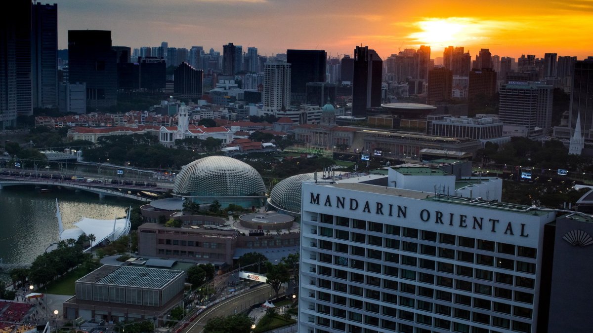 Sobotní trénink v Singapuru