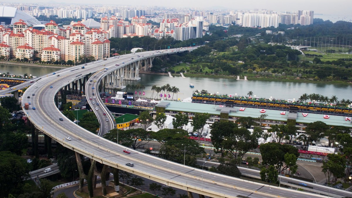 Sobotní trénink v Singapuru