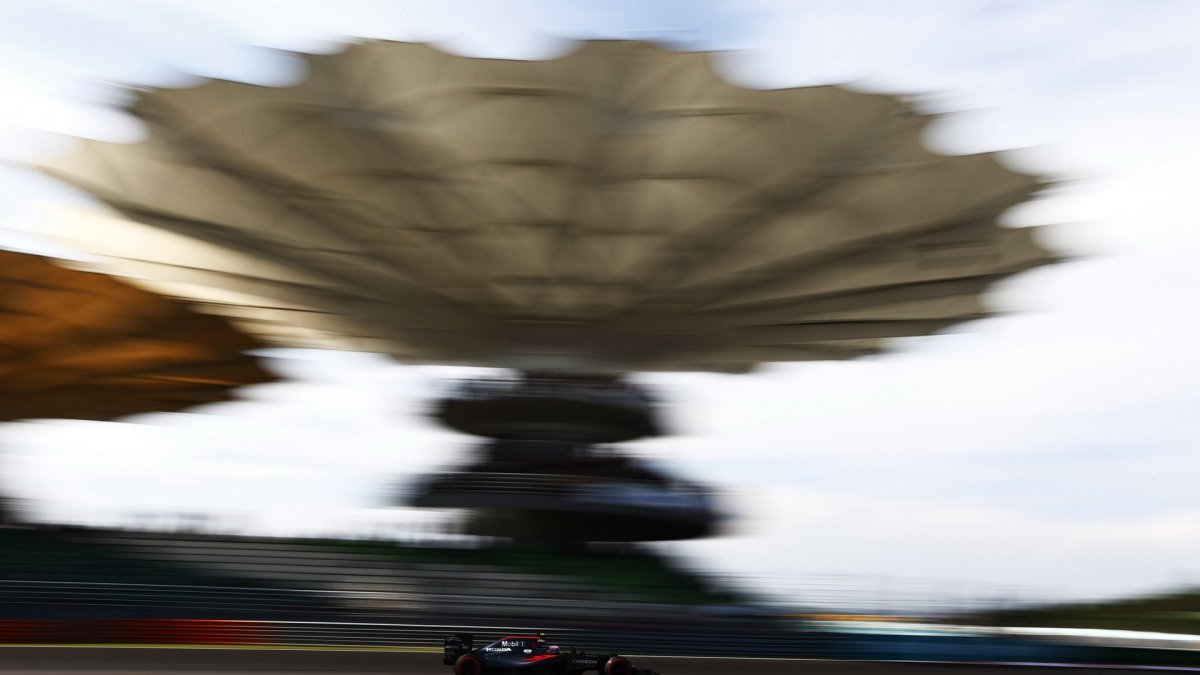 Jenson Button ve Velké ceně Malajsie