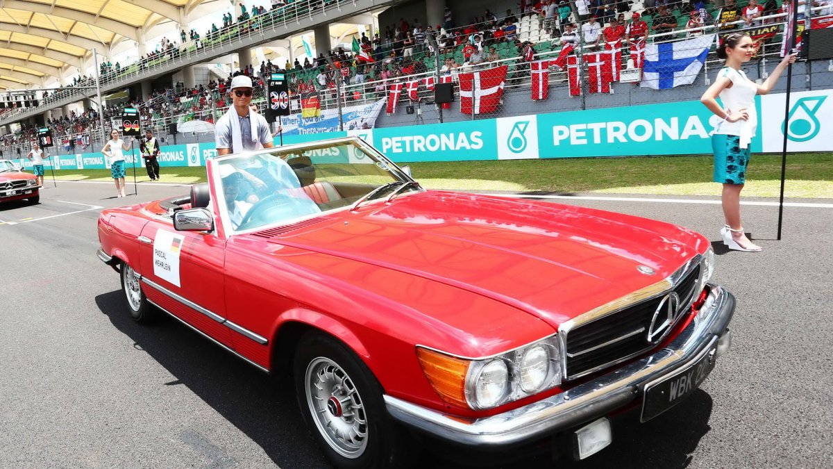 Pascal Wehrlein před závodem v Malajsii