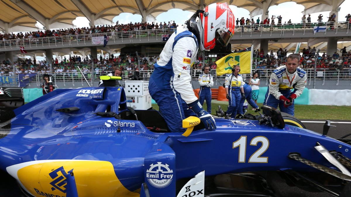Felipe Nasr před závodem v Malajsii