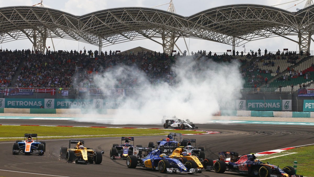 Start závodu v Malajsii