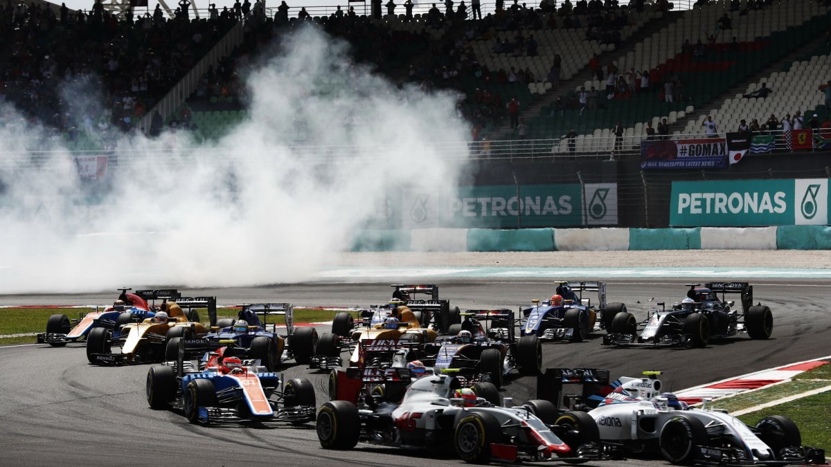 Start závodu v Malajsii