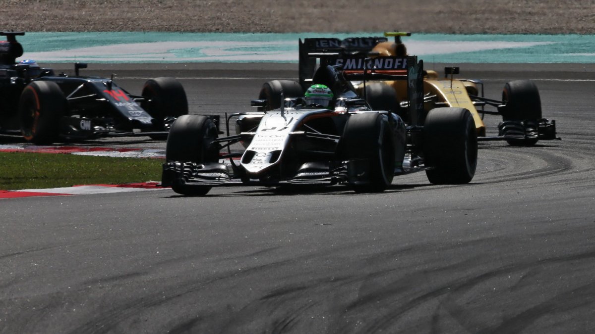 Nico Hülkenberg v závodě v Malajsii