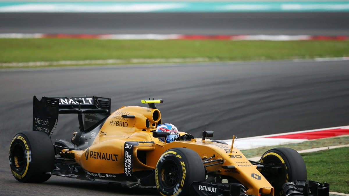 Jolyon Palmer v Kvalifikaci v Malajsii