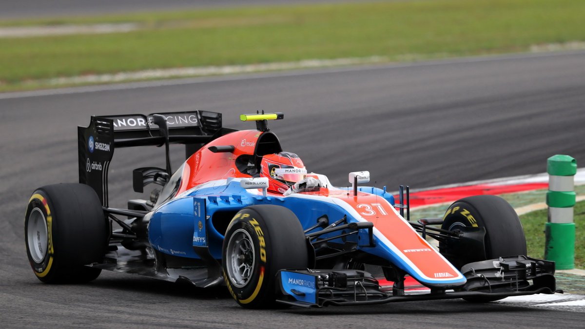 Esteban Ocon v kvalifikaci v Malajsii