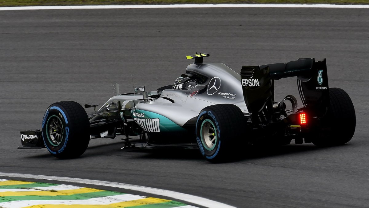 Nico Rosberg v kvalifikaci v Brazílii