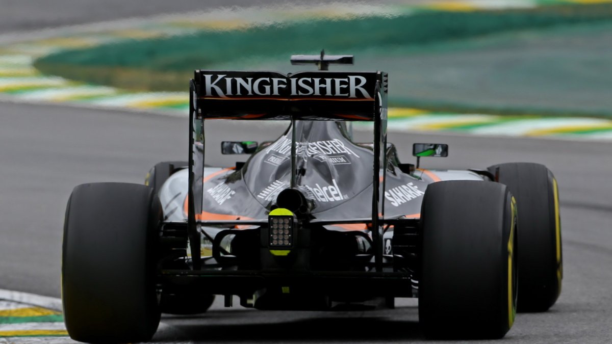 Nico Hülkenberg v kvalifikaci v Brazílii