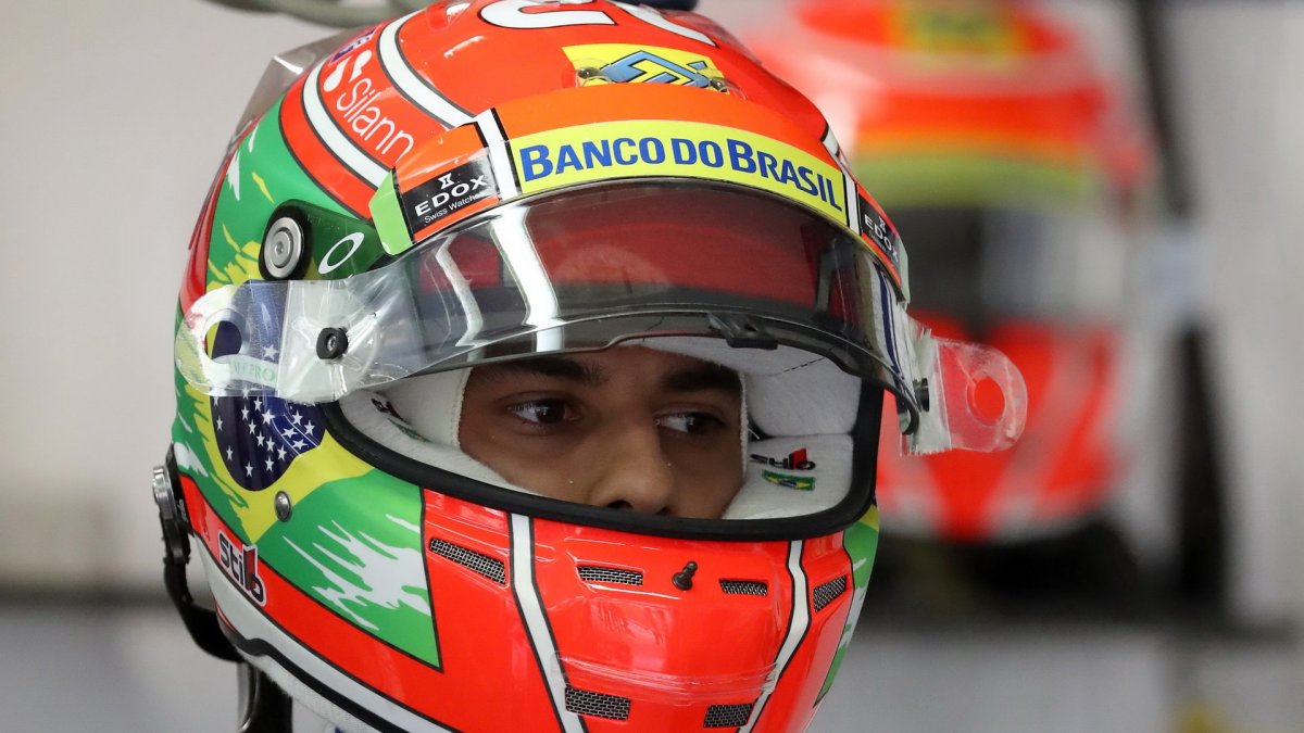 Felipe Nasr v kvalifikaci v Brazílii