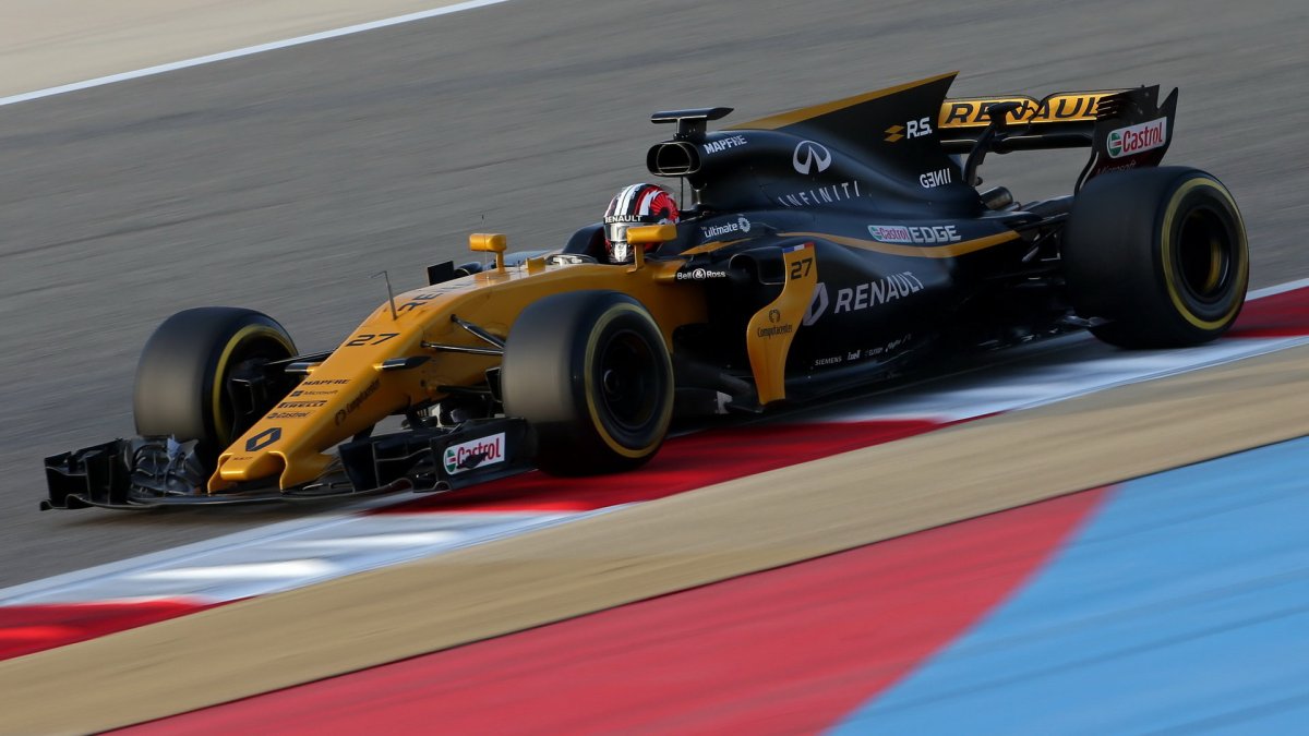 Nico Hülkenberg při sezónních testech v Bahrajnu