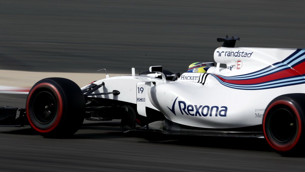 Felipe Massa při tréninku v Bahrajnu