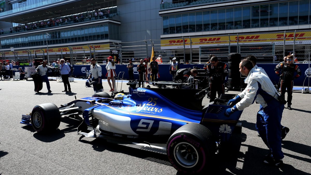 Marcus Ericsson před závodem v Soči