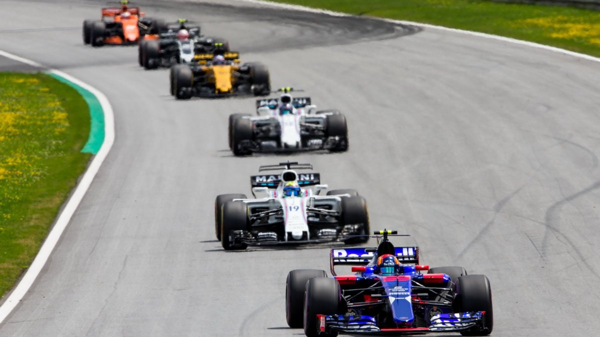 Carlos Sainz v závodě v Rakousku
