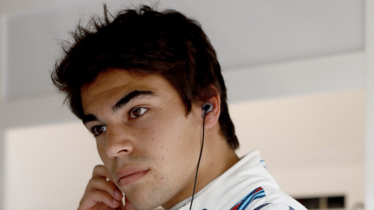 Lance Stroll při pátečním tréninku v Rakousku