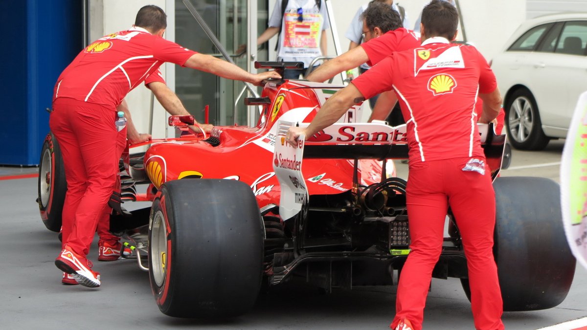 Přípravy na GP Rakouska 2017