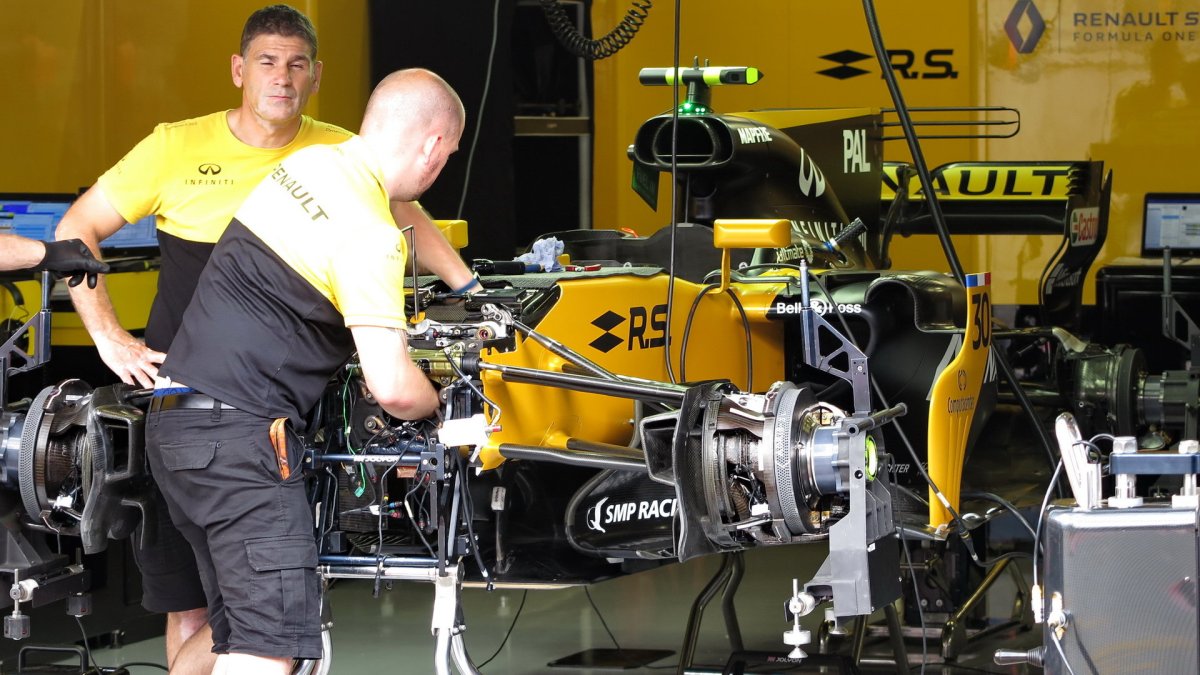 Přípravy na GP Rakouska 2017