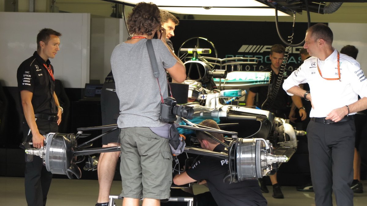 Přípravy na GP Rakouska 2017