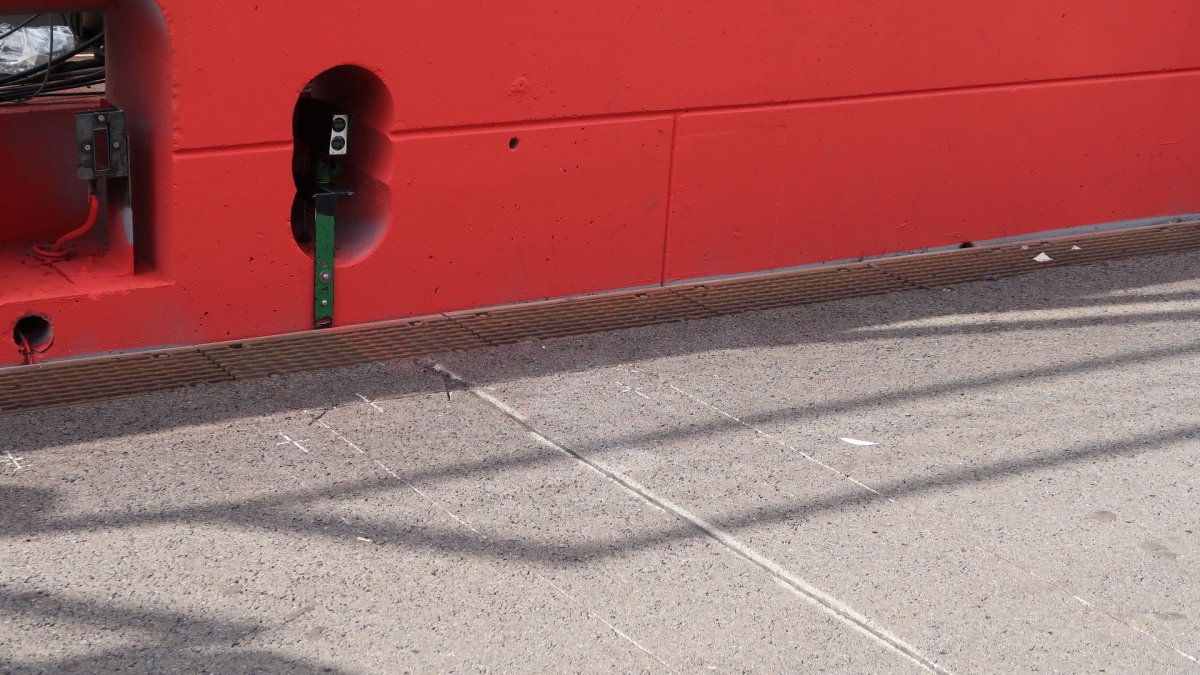 Cílový měřič na trati v Rakousku