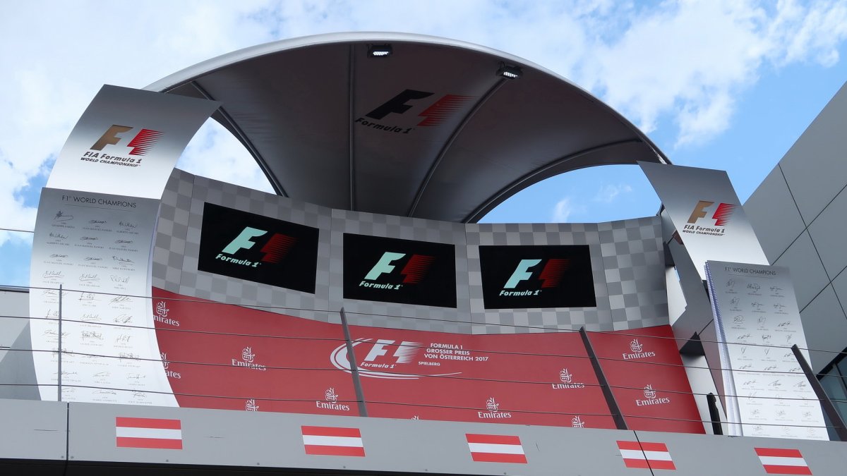 Podium v Rakousku