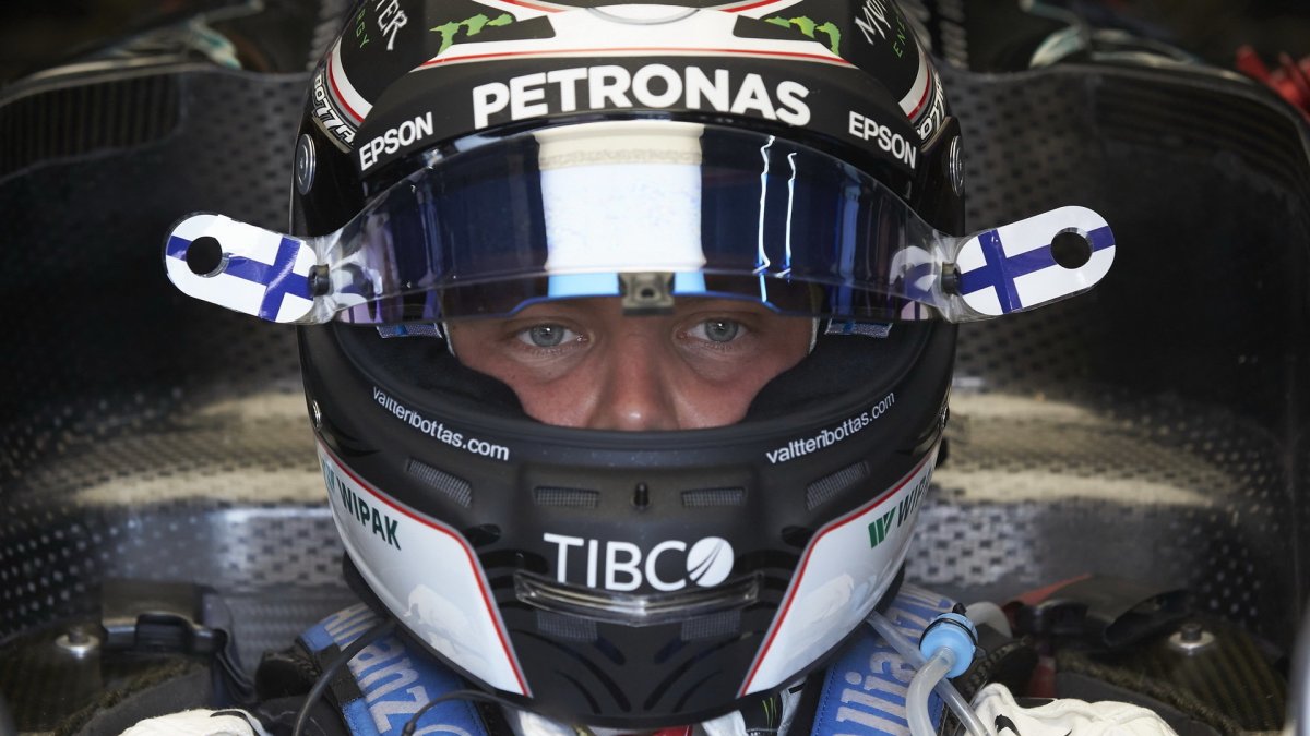 Valtteri Bottas v kvalifikaci v Belgii