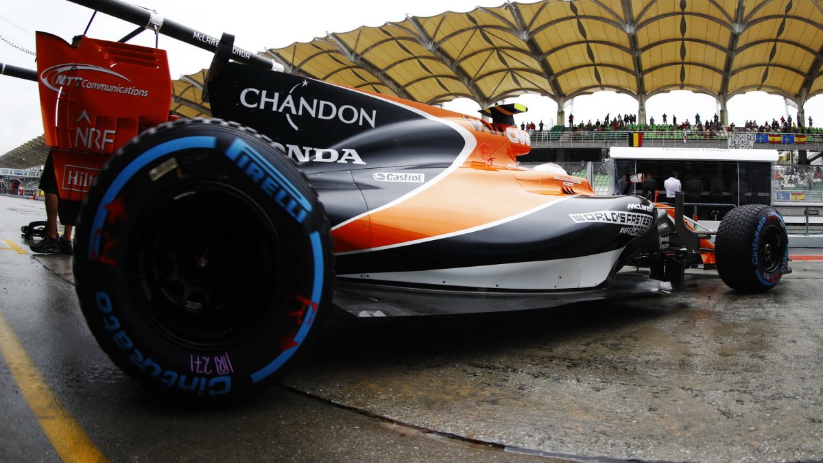 Stoffel Vandoorne v tréninku v Malajsii