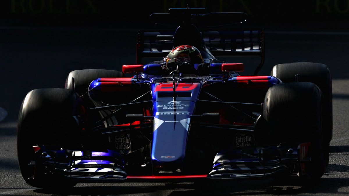 Brendon Hartley v kvalifikaci v Mexiku