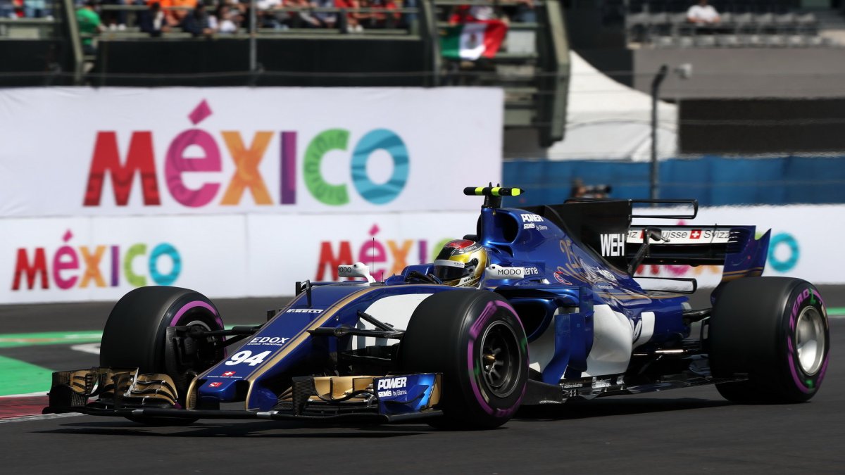 Pascal Wehrlein v kvalifikaci v Mexiku
