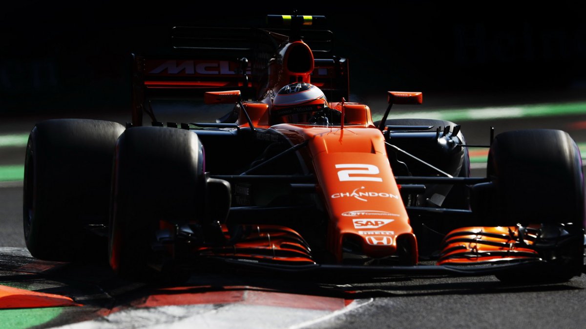 Stoffel Vandoorne v kvalifikaci v Mexiku