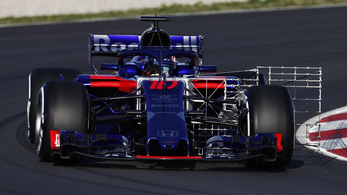 Pierre Gasly v druhých předsezonních testech v Barceloně
