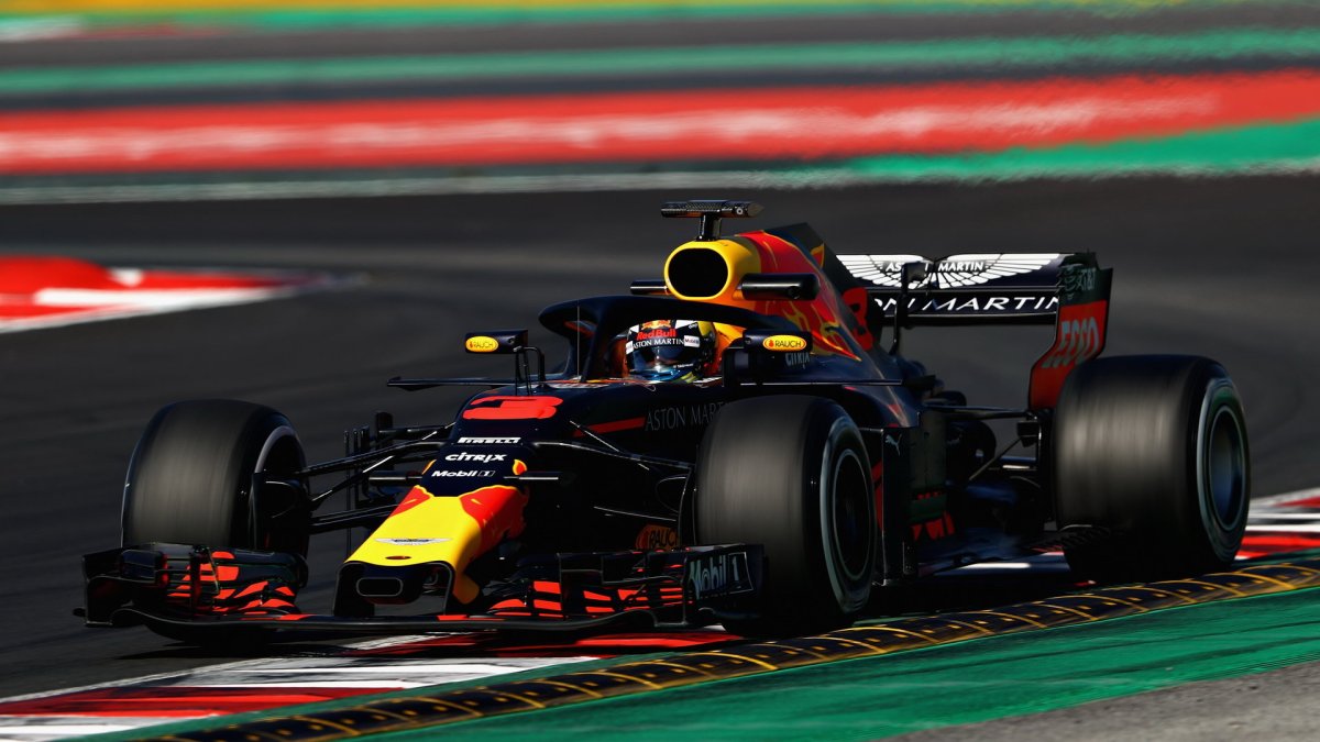 Daniel Ricciardo v druhých předsezonních testech v Barceloně
