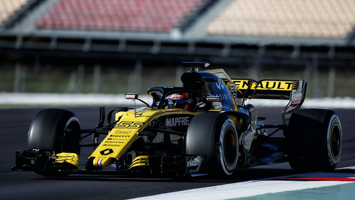 Carlos Sainz v druhých předsezonních testech v Barceloně