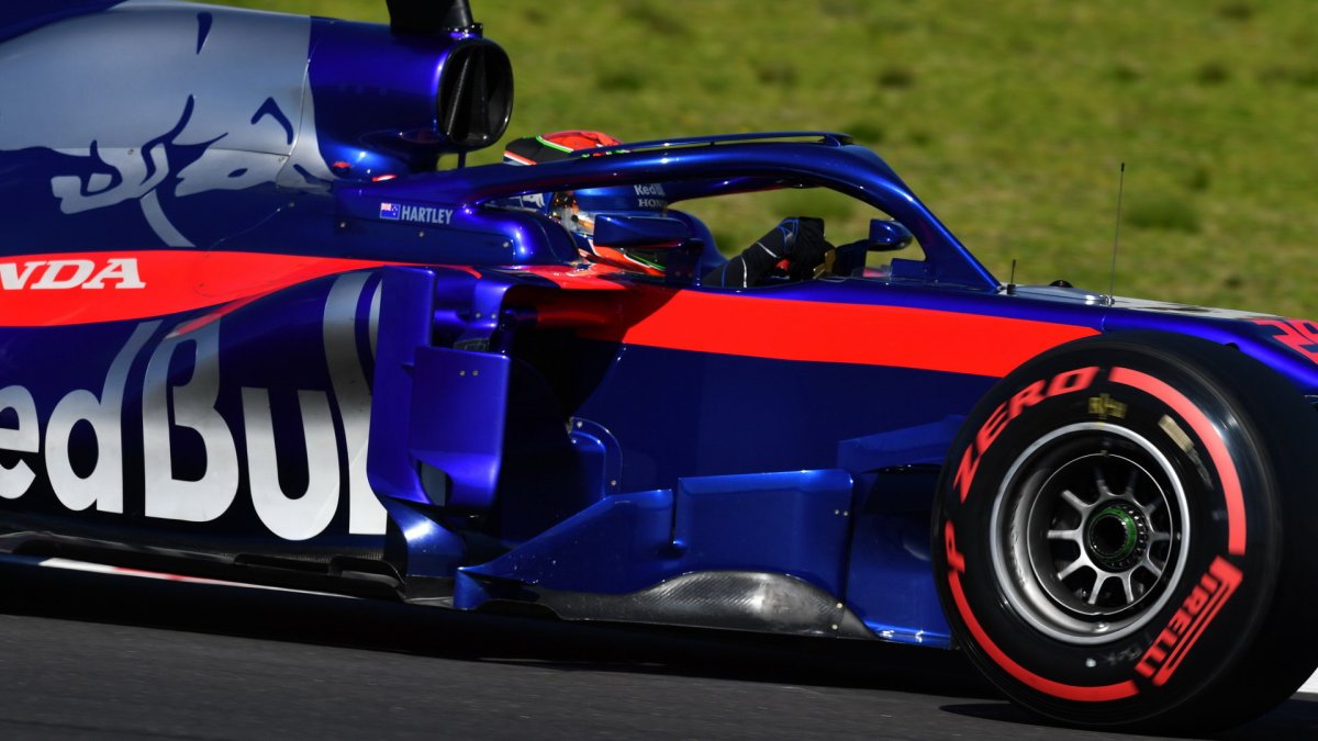 Brendon Hartley v druhých předsezonních testech v Barceloně