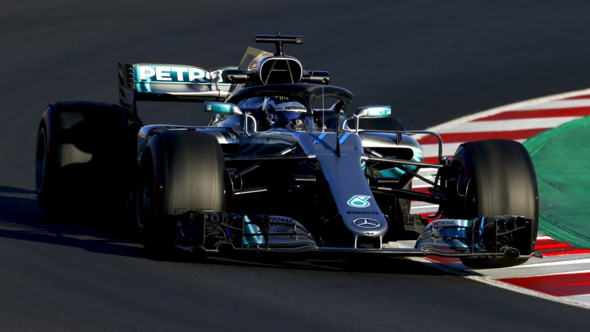 Valtteri Bottas v druhých předsezonních testech v Barceloně