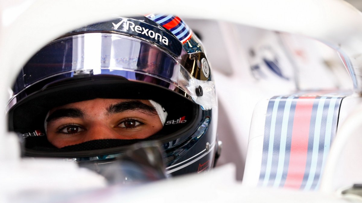 Lance Stroll v druhých předsezonních testech v Barceloně