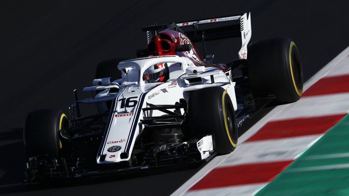 Charles Leclerc v druhých předsezonních testech v Barceloně