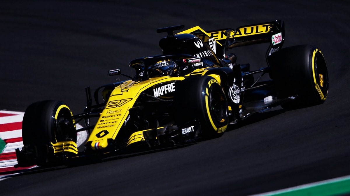 Nico Hülkenberg v druhých předsezonních testech v Barceloně