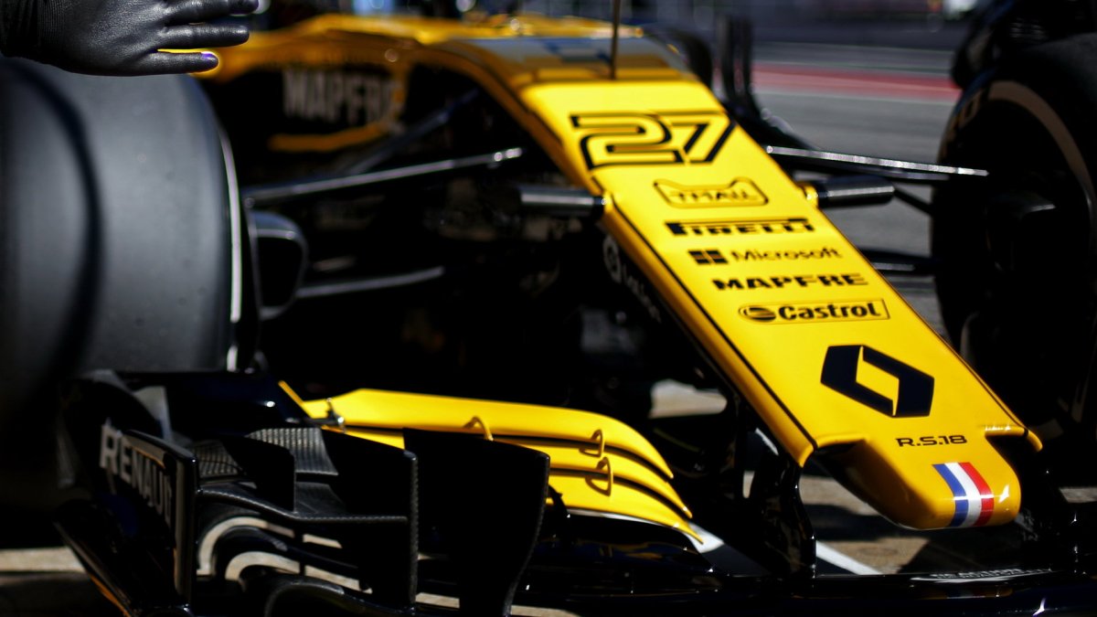 Nico Hülkenberg v druhých předsezonních testech v Barceloně
